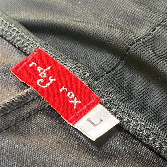 Vintage Y2K Ruby Rox Spaghetti Strap Dress size Large Whimsigoth Dark Romantic - Picture 8 of 13